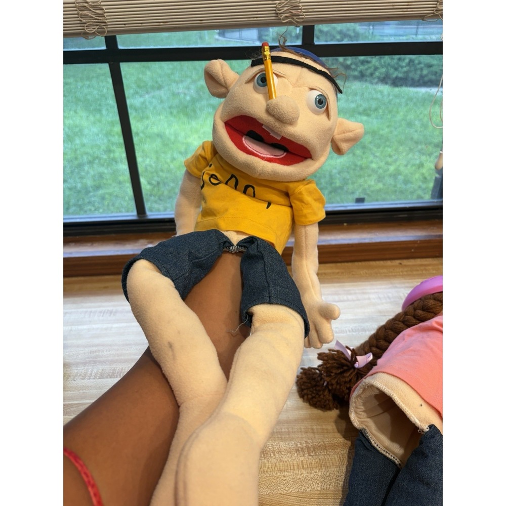 SML Jeffy & Feebee Hand Puppet Plush Doll Lot - Picture 12 of 14